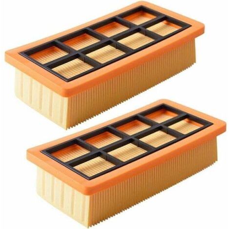 Filtre pour aspirateur,2 pour filtre d'aspirateur Karcher Filtre de nettoyage pour aspirateur sec et humide (avec bande adhésive) pour Karcher 6.415-953.0 AD 3.000 AD2/AD3/AD4,de (1/4)