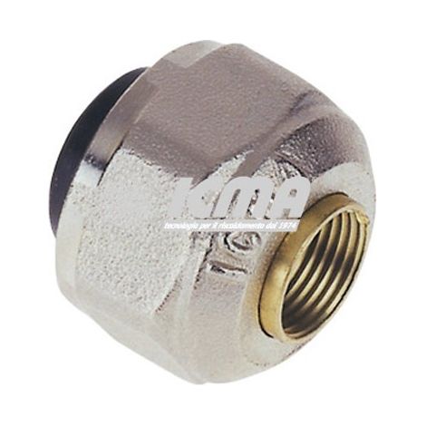 Raccordo brevettato sicurbloc per tubo rame da 1/2" x 14 ICMA