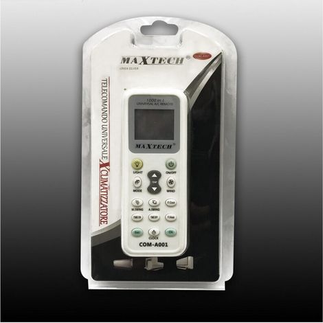 Control remoto universal para aire acondicionado Maxtech Com-a001