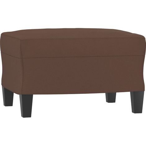 Repose-pied Marron 60x50x41 Similicuir (1/5)