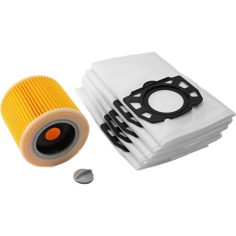 Staubsaugerbeutel-Filter, passend für KFI 357 KFI357 KA 40 Ersatzbeutel, kompatibel mit 2.863-314.0WD2 Stecker (1/5)