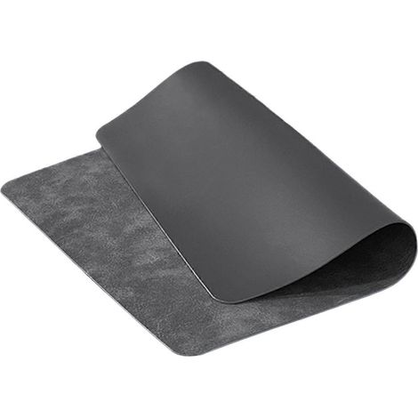 Set de table rectangulaire en similicuir imperméable, résistant à la chaleur, antidérapant, isolant thermique, compatible lave-vaisselle, protection et décoration pour la table à manger, accessoire de (1/5)