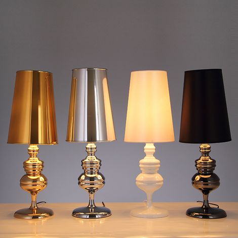 Salon de style européen lampe décorative lampe de table lampe de chevet petite lampe 15x46cm, mobilier robuste et élégant (1/2)