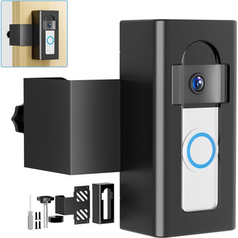 Support de sonnette antivol compatible avec la sonnette vidéo sans fil Ring/Blink 4/3/3 Plus/2/1/(version 2020), support de montage réglable sans perçage