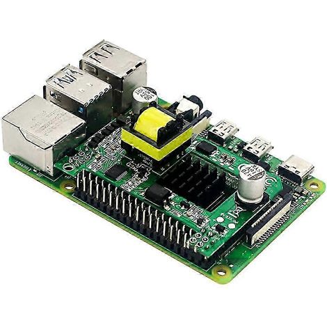 Module PoE pour Raspberry Pi 4B, alimentation par Ethernet (norme IEEE 802.3af), carte d'extension PoE pour Raspberry Pi 4 modèle B/3B+ kns (1/5)