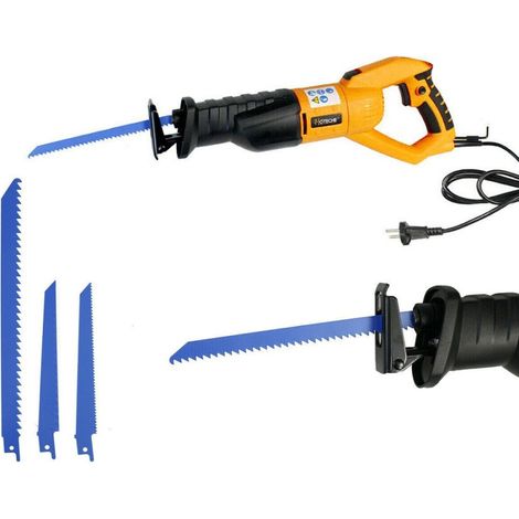 Trade Shop - ELEKTRISCHE STICHSÄGE 700 WATT 3 BLÄTTER HOLZ METALL - (1/5)