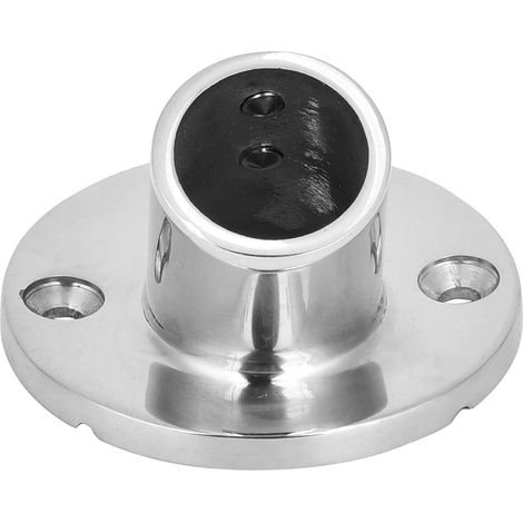 60 Degree Stainless Steel Marine Boat Handrail, 22mm Round Base Yacht Hardware Accessories for Deck Mounting (1/5)