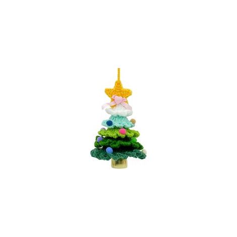 Alberi di Natale all'uncinetto con sfumature di colore, perfetti come regalo per amici, familiari e persone care decorazioni floreali e vegetali fatte a mano, ideali per la casa e l'ufficio - Crezuo