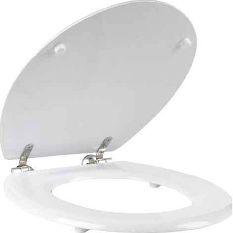 Asiento de inodoro Beldray LA033758WFPEU7 con sistema de machihembrado (1/3)