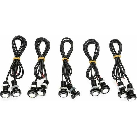 Feux De Jour Led 10W 18Mm Blanc (Lot De 10) (1/4)
