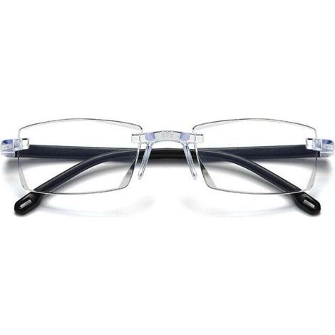 pair Lunettes de lecture ultra-légères anti-lumière bleue sans cadre (1/4)
