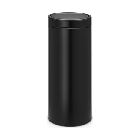 Brabantia Touch Bin New poubelle noir mat 30 litres (1/4)