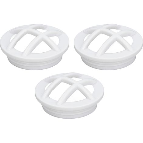 Grille d'aspiration 3pcs pour Hayward SP1026 ABS robuste filetage G1-1/2 (1/4)
