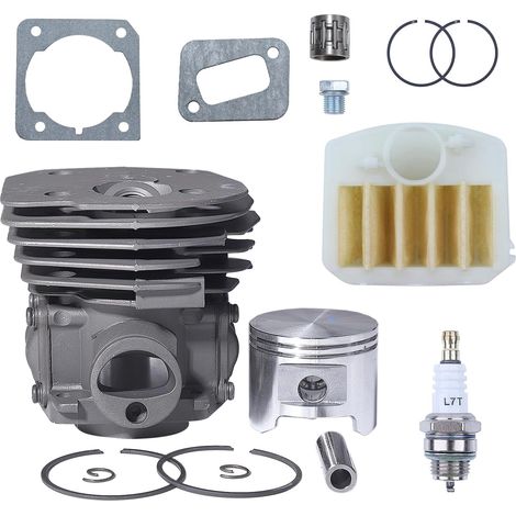 Kit de filtre à air 45mm segment de cylindre et piston, pour pièce de tronçonneuse Husqvarna 353 351 350 346Xp, 537253002, 537253102 (1/5)