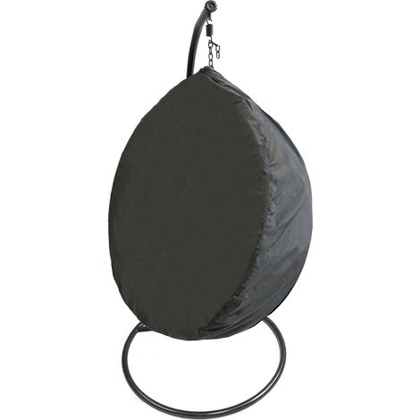Housse pour fauteuil suspendu / balançoire de jardin Ferocity 130 x 115 cm noir 1 pc. (1/3)