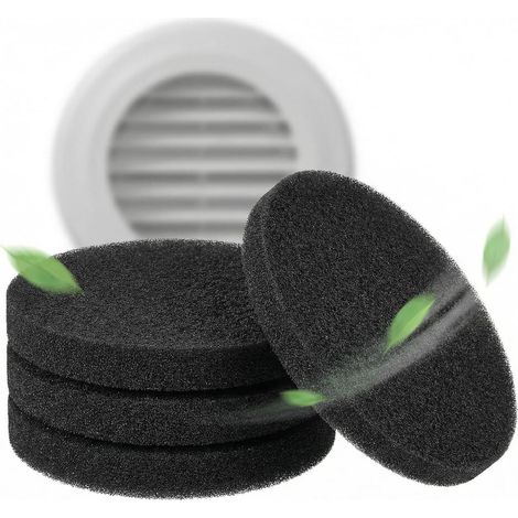 8 Pièces Filtre à air pour Pluggit EV100/EV200/EV500/REV150, filtre G3 rond 50PPI pour ventilation domestique LUNOS e² (1/5)