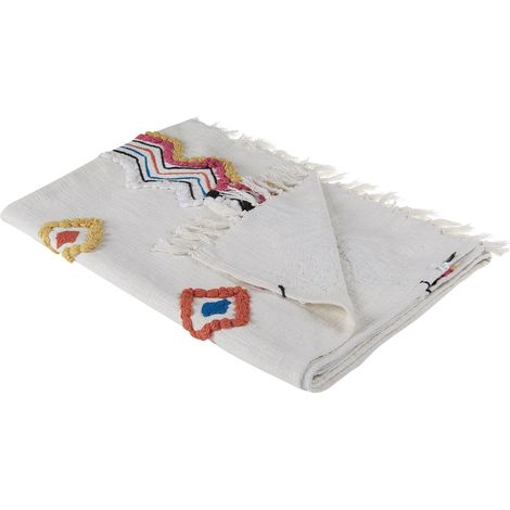 Kuscheldecke MORENA Baumwolle 130 x 180 cm Bunt