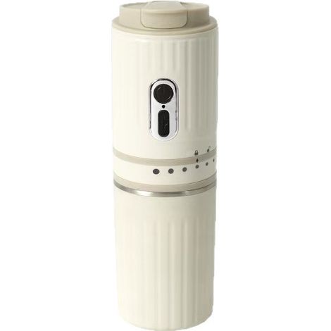 Moulin à café et cafetière rechargeables portables, cafetière USB tout-en-un pour les voyages et les activités de plein air (1/3)