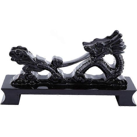 Support/présentoir pour sabre de samouraï (katana/wakizashi) de petite taille, en forme de dragon chinois (25-26 pièces). (1/4)