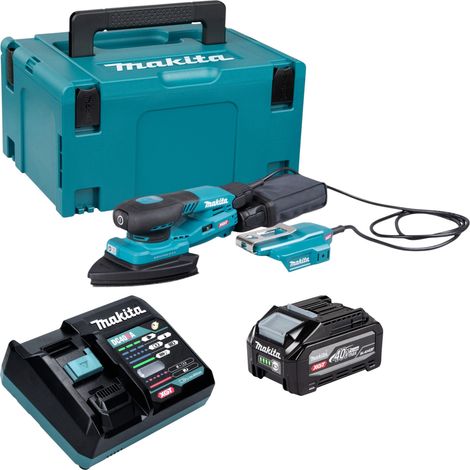 Levigatrice a delta a batteria Makita BO 006 CGU101 40 V max. 100 x 150 mm, corsa 3,0 mm, motore brushless + 1 batteria da 4,0 Ah + caricabatterie + valigetta Makpac (1/5)