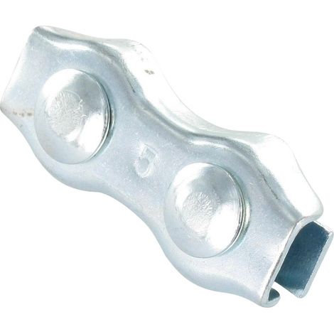 Serre-câble plat duplex Acier zingué Câble De 2 - 10 pièces (1/3)