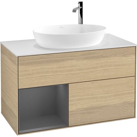 Villeroy & Boch F891GKPC meuble sous-lavabo Finion F89 (1/2)