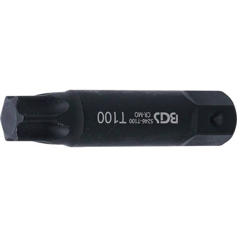 Embout T100 Torx 100 mm x 22 mm - Profil T - Précision et Durabilité, Acier - D-Work (1/5)