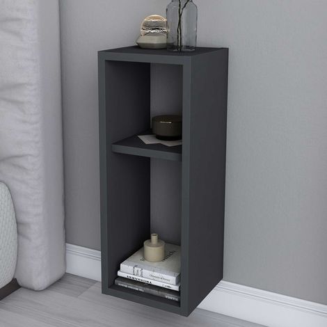 Sault Table de chevet 100 % MÉLAMINE Anthracite