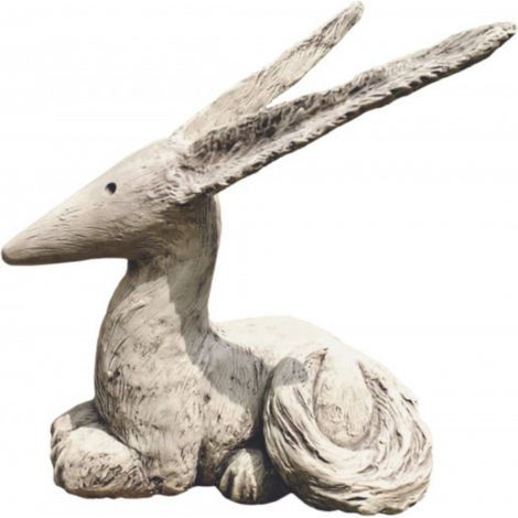 Jardinex – Statue de jardin renard 37 cm – Béton armé résistant aux intempéries – Décoration extérieure originale – Inspirée du Petit Prince
