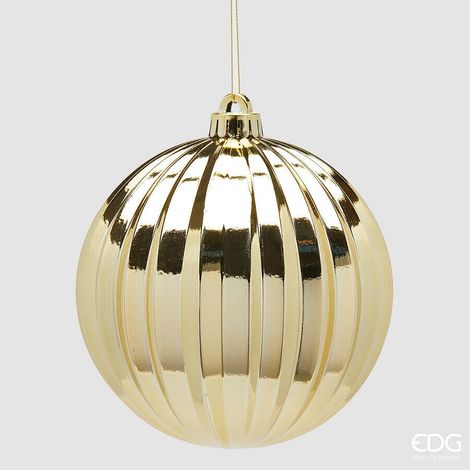 EDG Enzo De Gasperi Addobbo Natale Pala Spicchi D 15 Cm Gold