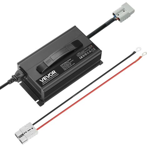 Chargeur Batterie Lithium LiFePO4 Intelligent 24 V 20 A 29,2 V CA CC avec Connecteur Anderson, Indicateur LED, Activation 0 V, Chargeur pour Batteries Décharge Profonde pour Bateaux Camping-cars (1/5)