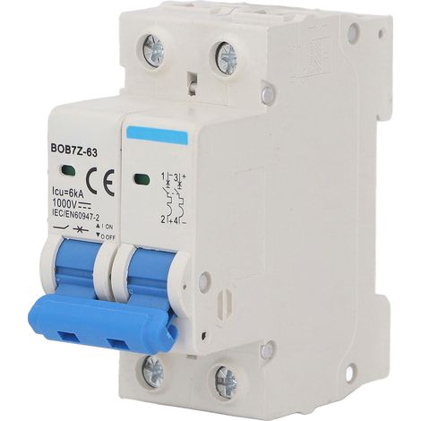 DC1000V Disjoncteur Miniature 2P 6KA 20A C20 Commutateur Photovoltaïque Protection Surcharge (1/5)
