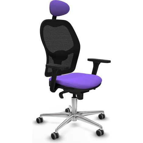 Piqueras y Crespo 3D086G1 Sedia da ufficio confortevole lilla (1/3)