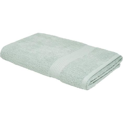 TODAY Essential - Lot de 10 serviettes de toilette 50x90 cm 100% Coton coloris céladon (1/4)