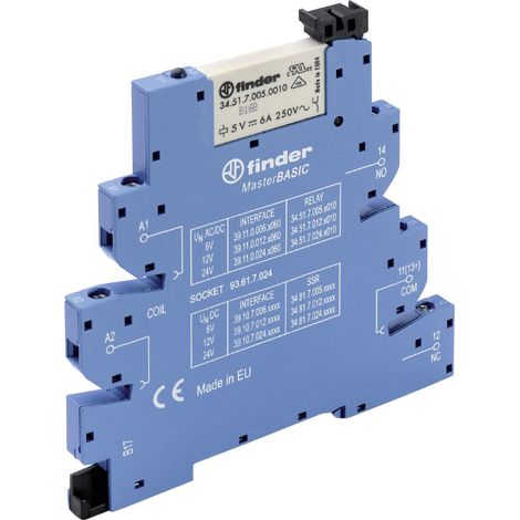 Finder 39.11.0.006.0060 Koppelrelais 6 V/DC, 6 V/AC 6 A 1 Wechsler 1 St.