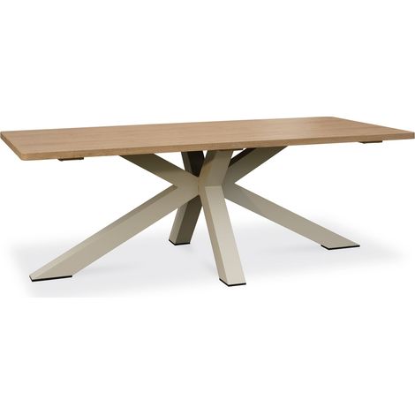 KELIA - Gartentisch für 8 Personen - Greige - REMARQUABLE