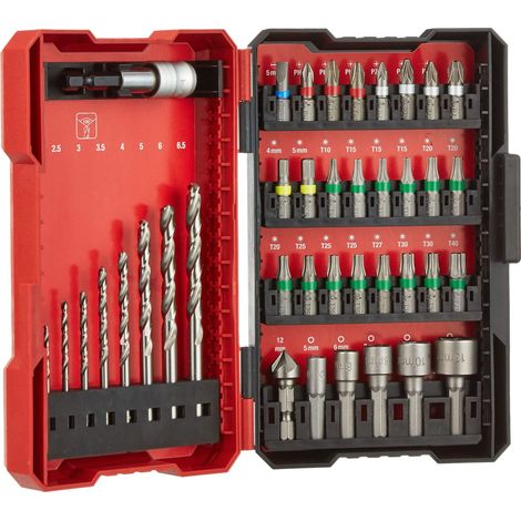 Set di 39 accessori EINHELL per cacciavite - Bit esagonale da 1/4 - 49108911 (1/4)