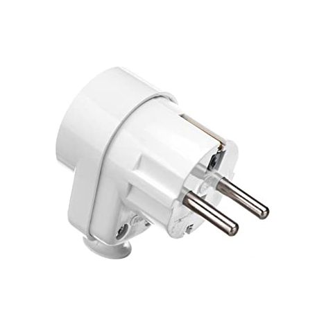 Enchufe 16A 2P+Z con 2P Jack Z 250V 16A Blanco WT-16U/G timex-elektro 5907522118259