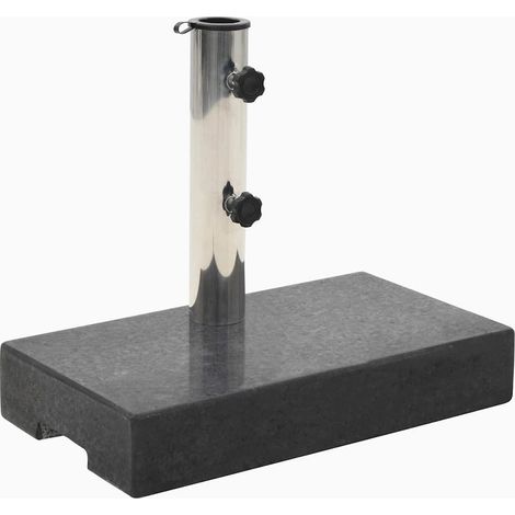Socle de parasol rectangulaire Granite 25 kg Noir (1/5)