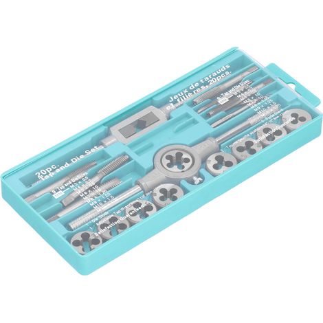 Jeu de tarauds et filières métriques, fabrication CNC de haute précision, traitement thermique, dureté 60 HRC. Taraud métrique haute dureté. (1/5)