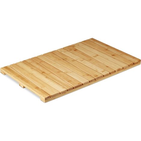 Alfombra de bambu para bano