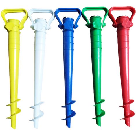 Support de parasol de plage antirouille avec piquet de sol pour la pêche en mer (1/5)