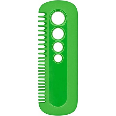 DEESSE SHOP - Lot de 2 séparateurs de feuilles de légumes à 4 trous avec peigne à dénuder pour chou frisé, bette à carde, chou vert, thym, basilic, romarin (vert) (1/5)