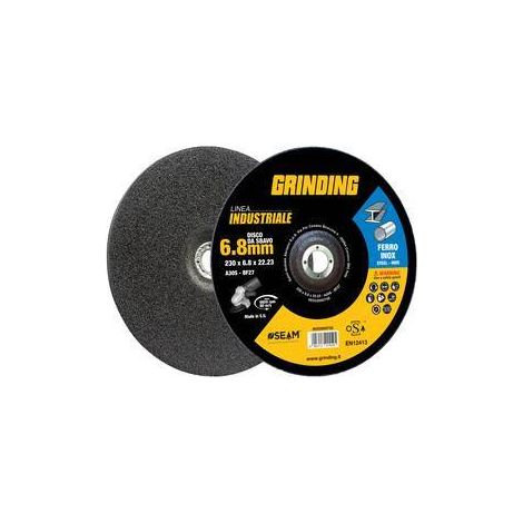 GRINDING INDUSTRIALE DISCO SBAVO FERRO 230X6,8 - 10 pezzi