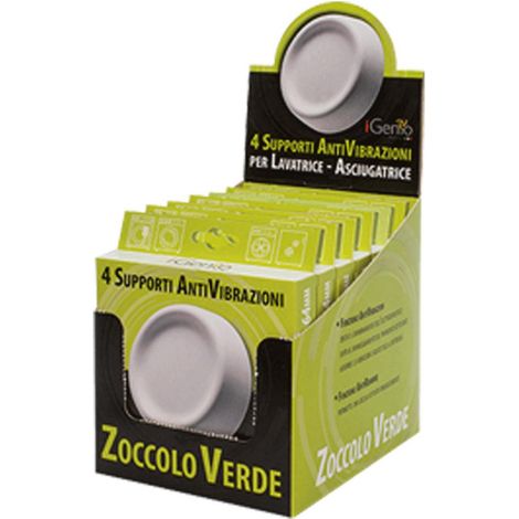 I-Genio 927 Piedini anti vibrazione 4 pz Lavatrice Asciugatrice (1/4)