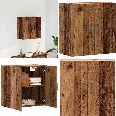 Armadietto a Muro Legno Vecchio 60x31x60 cm in Truciolato - Armadio in legno - Armadio in truciolato