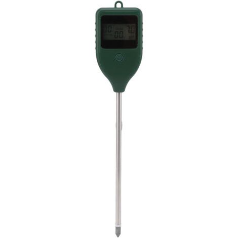 3-in-1 soil tester: pH value, moisture, fertility with green indicator for indoor and outdoor use