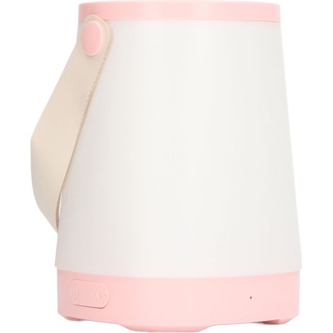 Nachtlicht für Babys, 1800 mAh, USB-aufladbar, Silikonfuß, tragbares Design, PU-Leder und ABS, Camping, rosa (1/5)