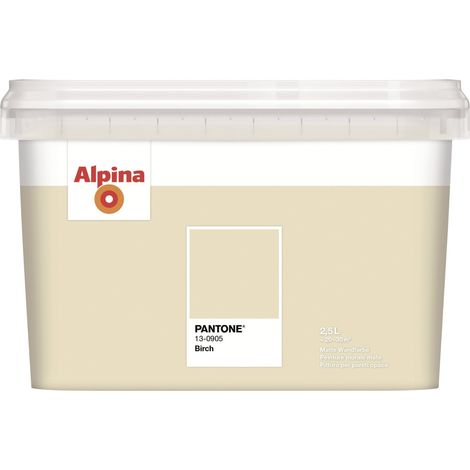 Alpina Wandfarbe Pantone matt birch 2,5 L Wandfarbe (1/3)