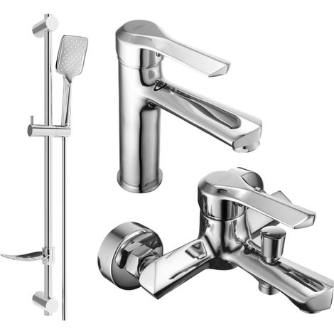 Mexen Sabre DF62 ensemble de bain, chrome - 72103DF62-00 (1/4)